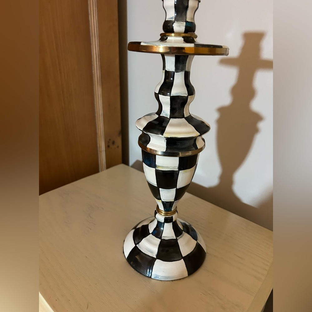 McKenzie Childs candle holder